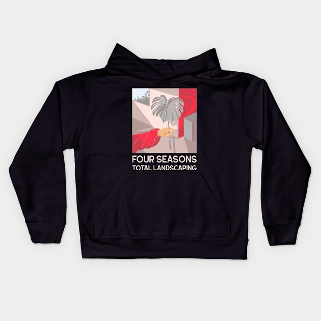 four seasons total landscaping Kids Hoodie by irvanelist